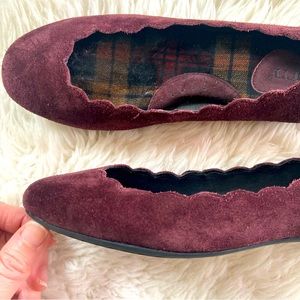 Suede Ballet Flats -Born